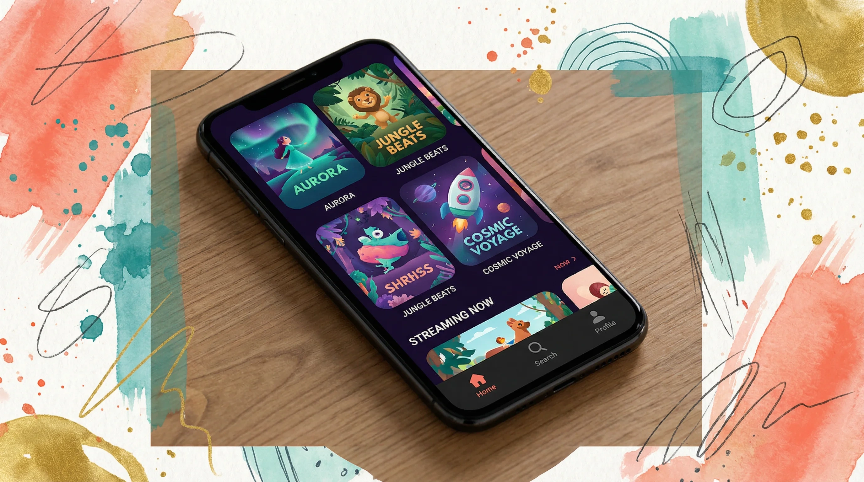 天美传媒 | 治愈系动画短片精选 | 温暖你的三分钟APP手机界面预览 - 独立动画短片移动端观看体验